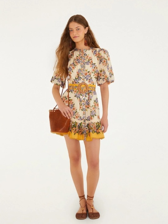 FARM Rio Dresses & Skirts - NWT Farm Rio | Sand Hilo Stripes Mini Dress